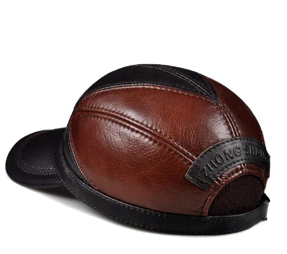 BONÉ AUTÊNTICO CASUAL EM COURO LOUREN - Vestia