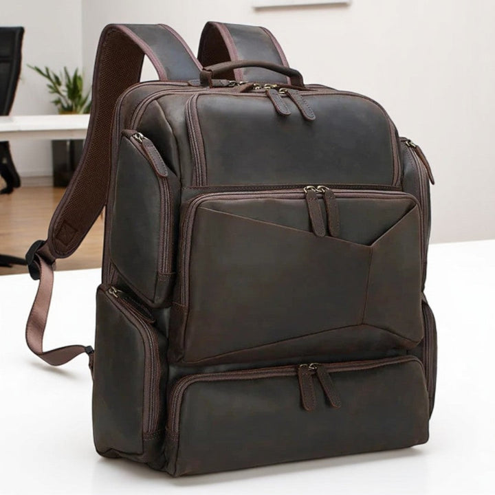 Mochila de Couro para Notebook 17" Torvian - Vestia