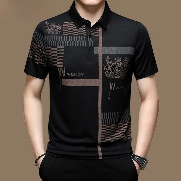 Camisa polo masculina Viaour manga curta - VESTIA