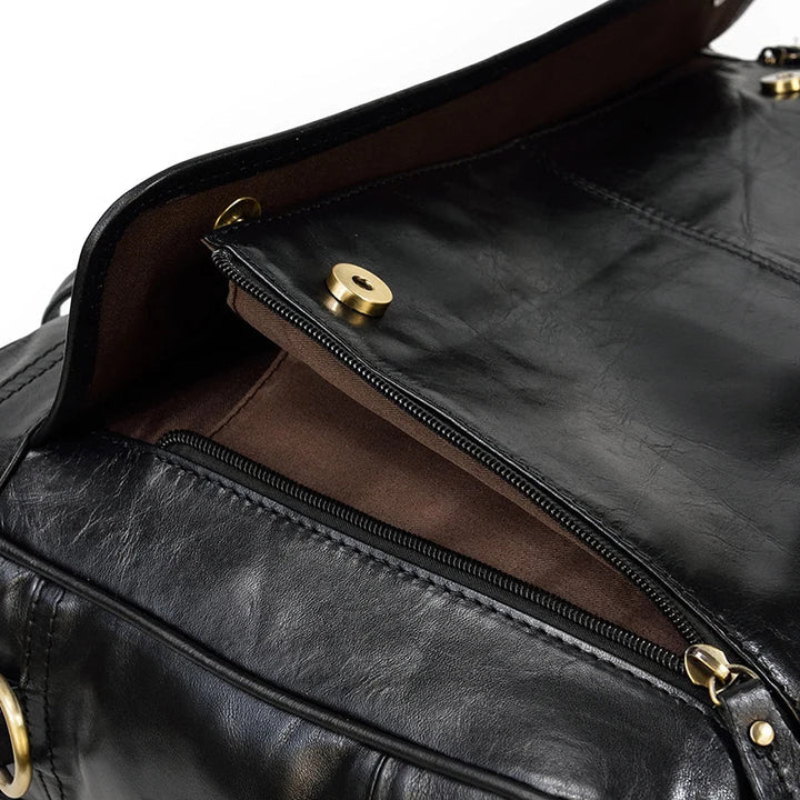 Maleta Executiva Couro Genuíno Black Bull - Vestia