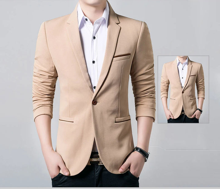 Blazer Masculino Casual Slim Corvel - Vestia