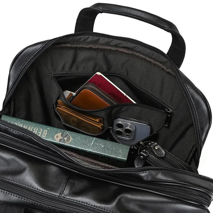 Maleta Executiva Navern Couro Genuíno - Vestia