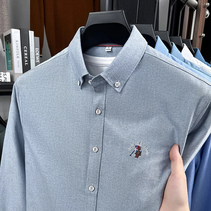 Camisa Masculina Vestia Bordada - Vestia