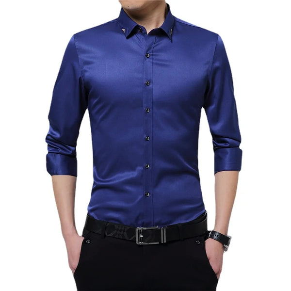 CAMISA SOCIAL MANGA LONGA SLIM VST1234 - Vestia