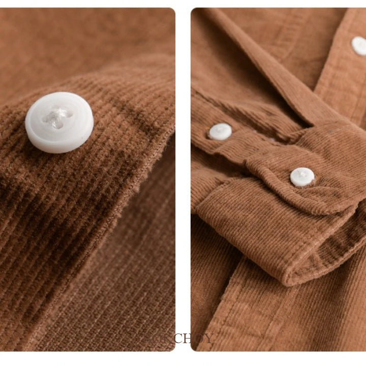 Camisa de manga longa veludo Savlin - Vestia