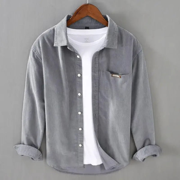 CAMISA CASUAL MASCULINA VELUDO - Vestia