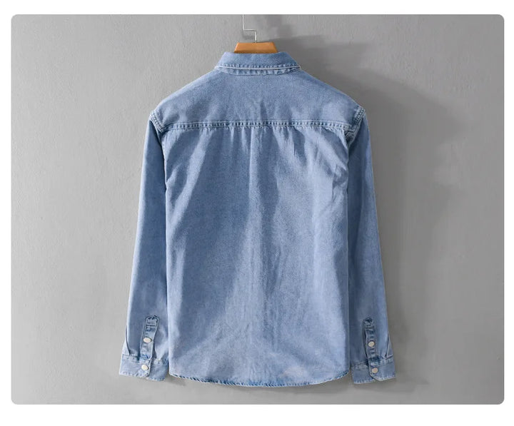 Camisa Jeans azul vintage Brelton - Vestia