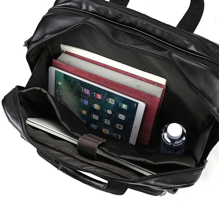 Maleta Executiva Navern Couro Genuíno - Vestia