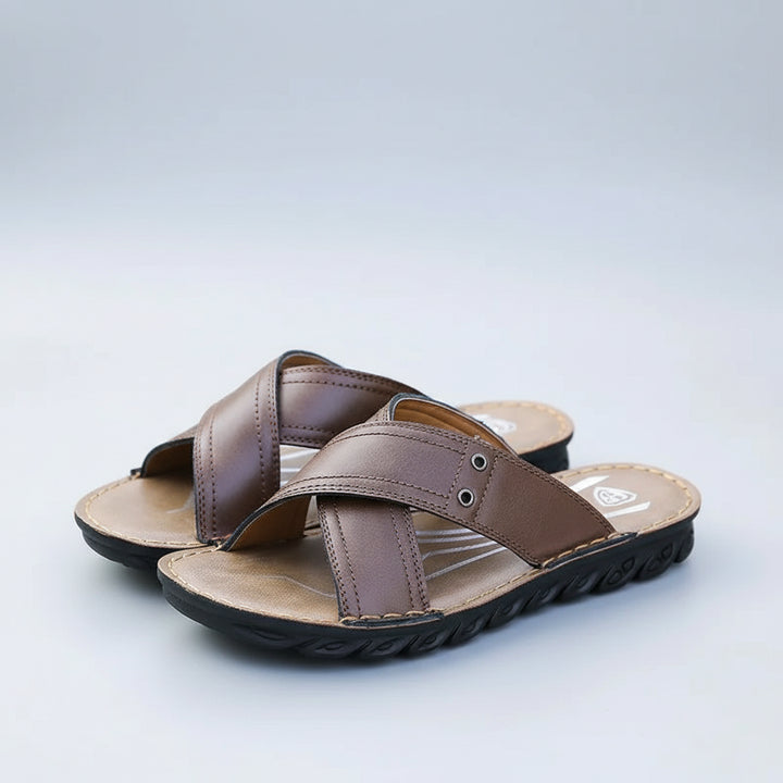 Sandália Slide Cruzado VALTRIO - Vestia