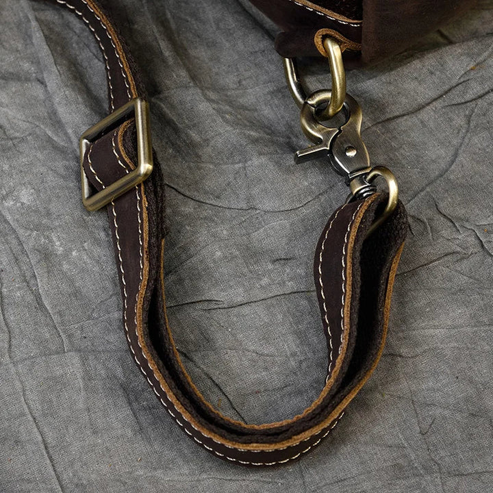 Mochila de Couro Genuíno 14" Noriel - Vestia