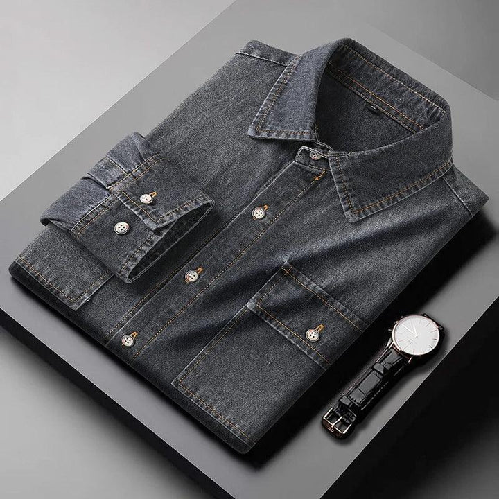 Camisa Jeans 100% algodão - VESTIA