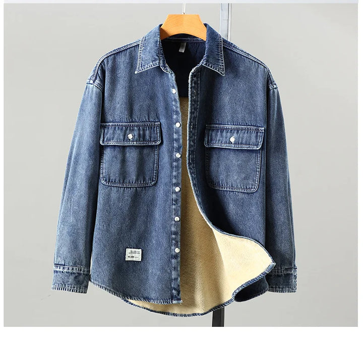 Camisa Jeans manga longa Almaren - Vestia