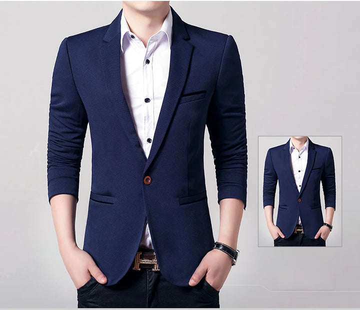 Blazer Masculino Casual Slim Corvel - Vestia