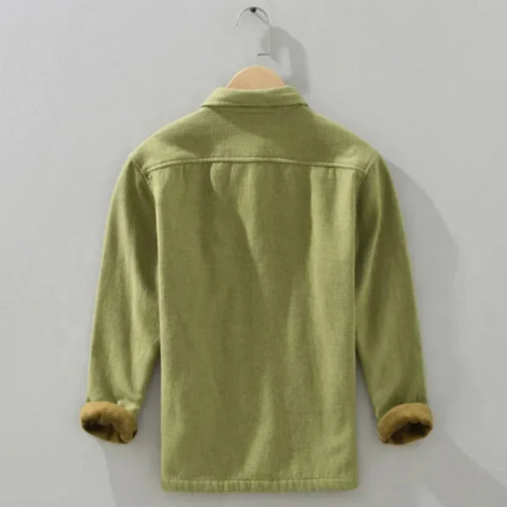 Camisa manga longa em linho e algodão Valron - Vestia