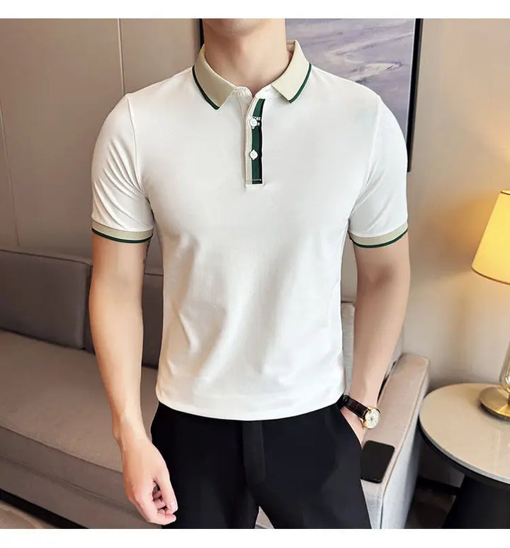 Camisa Masculina Polo manga Curta Slim VS® 42135