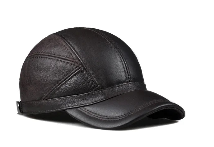 BONÉ AUTÊNTICO CASUAL EM COURO LOUREN - Vestia