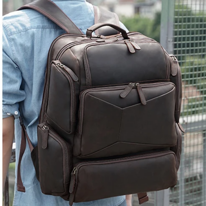 Mochila de Couro para Notebook 17" Torvian - Vestia