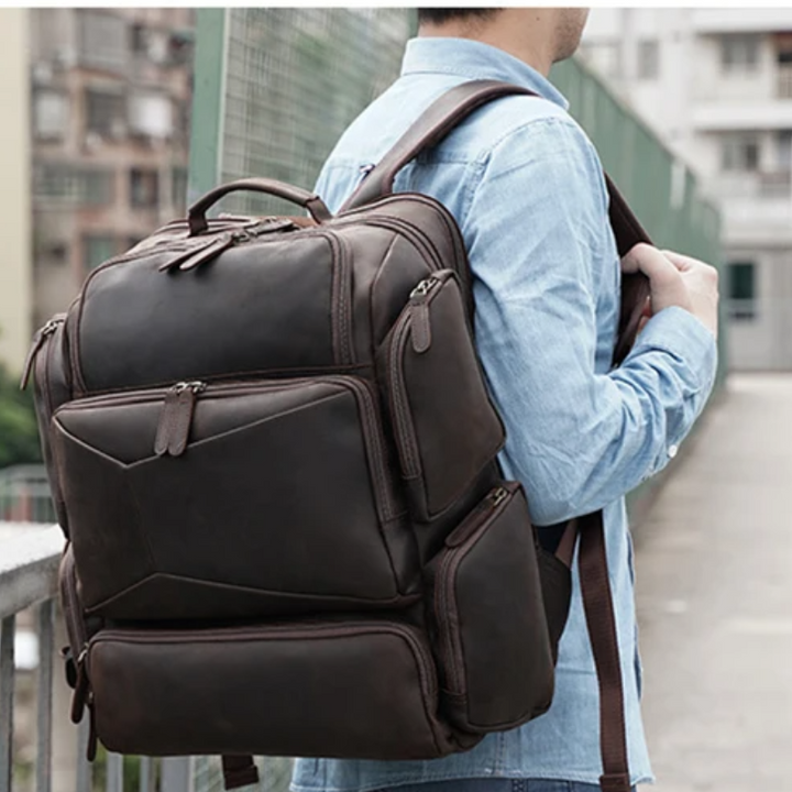 Mochila de Couro para Notebook 17" Torvian - Vestia