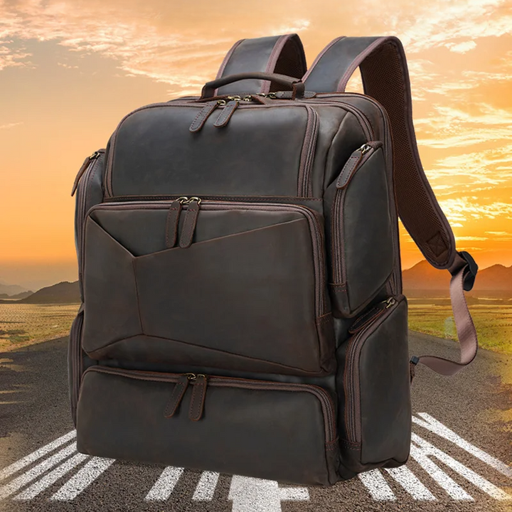 Mochila de Couro para Notebook 17" Torvian - Vestia