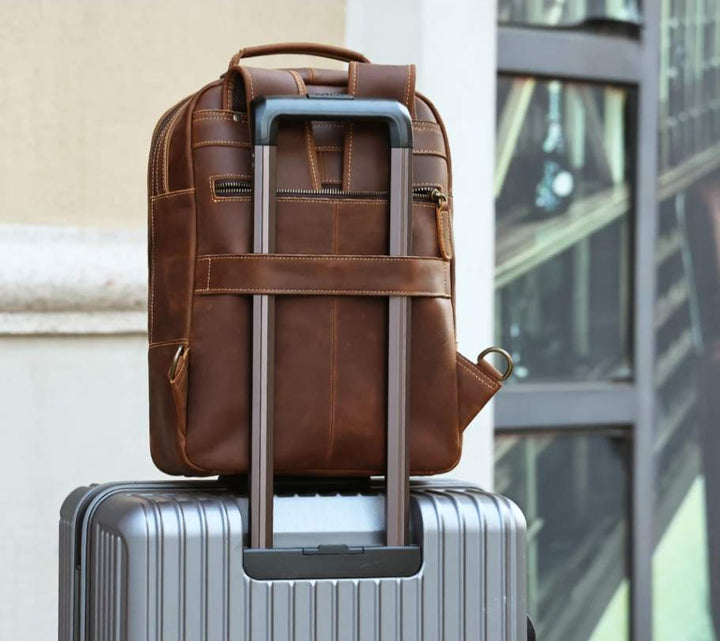 Mochila para Notebook 15,6" Couro Legitimo Navier - Vestia