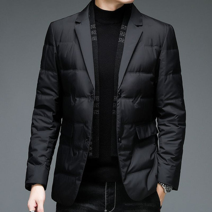 Jaqueta Belmond com pena de pato - Vestia