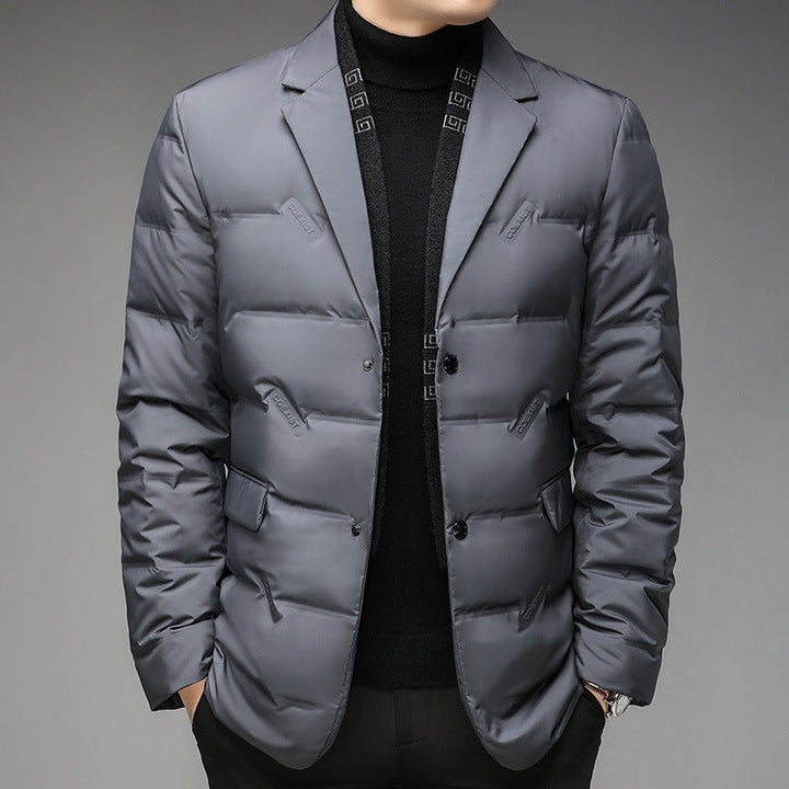 Jaqueta Belmond com pena de pato - Vestia