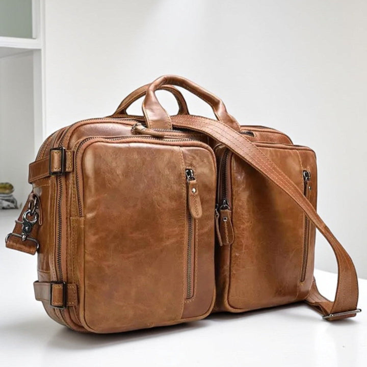 Maleta Executiva em Couro Legítimo Belvorn - Vestia