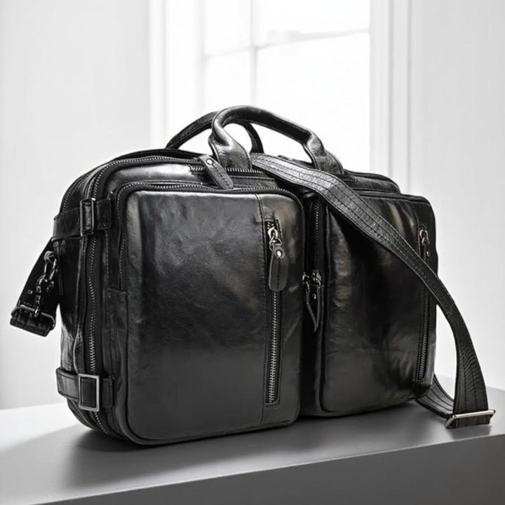 Maleta Executiva em Couro Legítimo Belvorn - Vestia